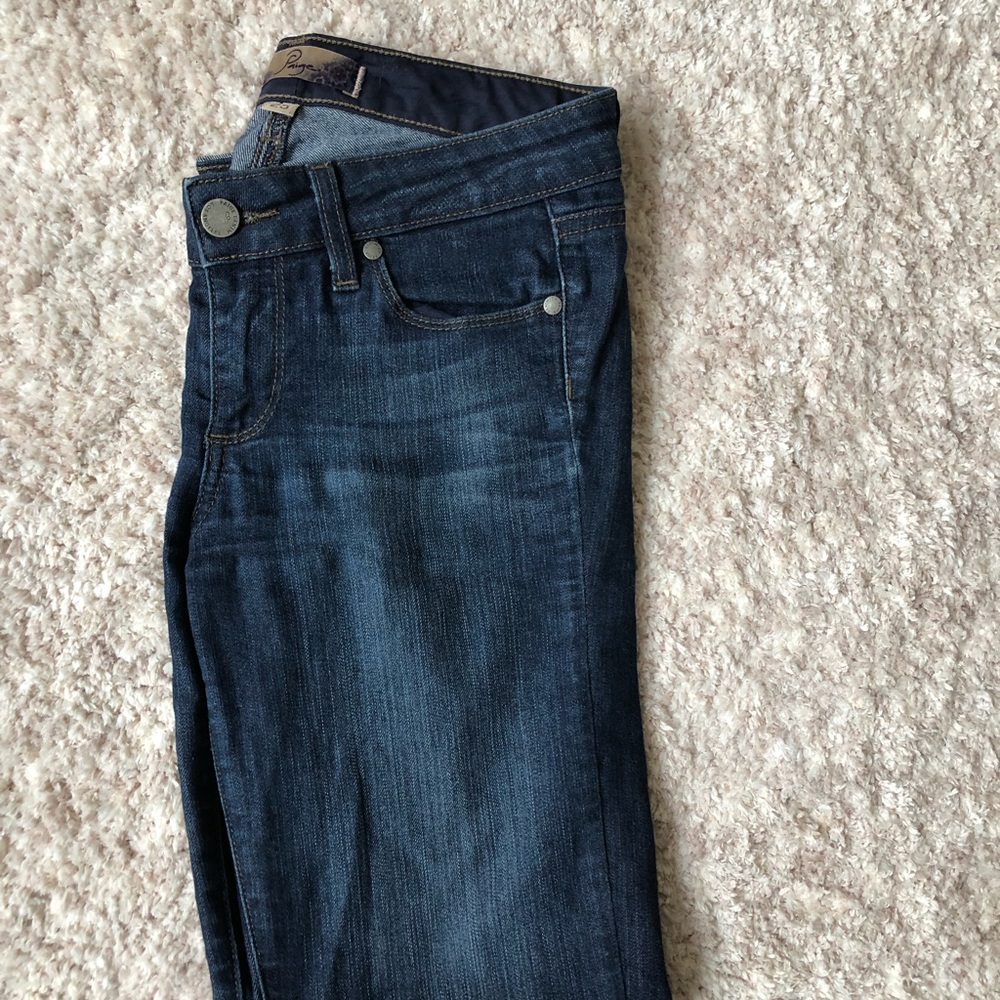 Paige Peg Skinny Jeans Sz 25